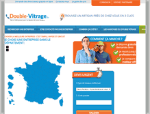 Tablet Screenshot of double-vitrage.fr